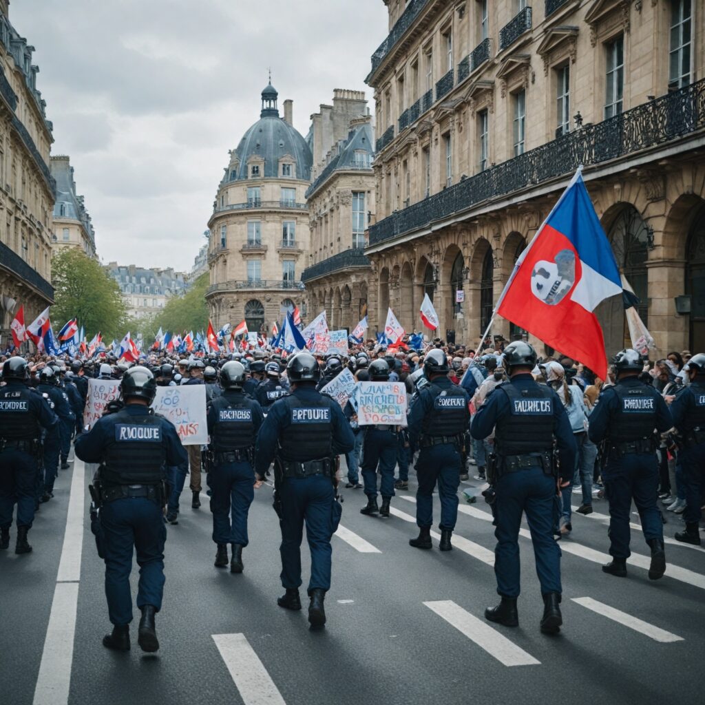 "Unveiling the Controversy: French Far-Right Demonstrations"